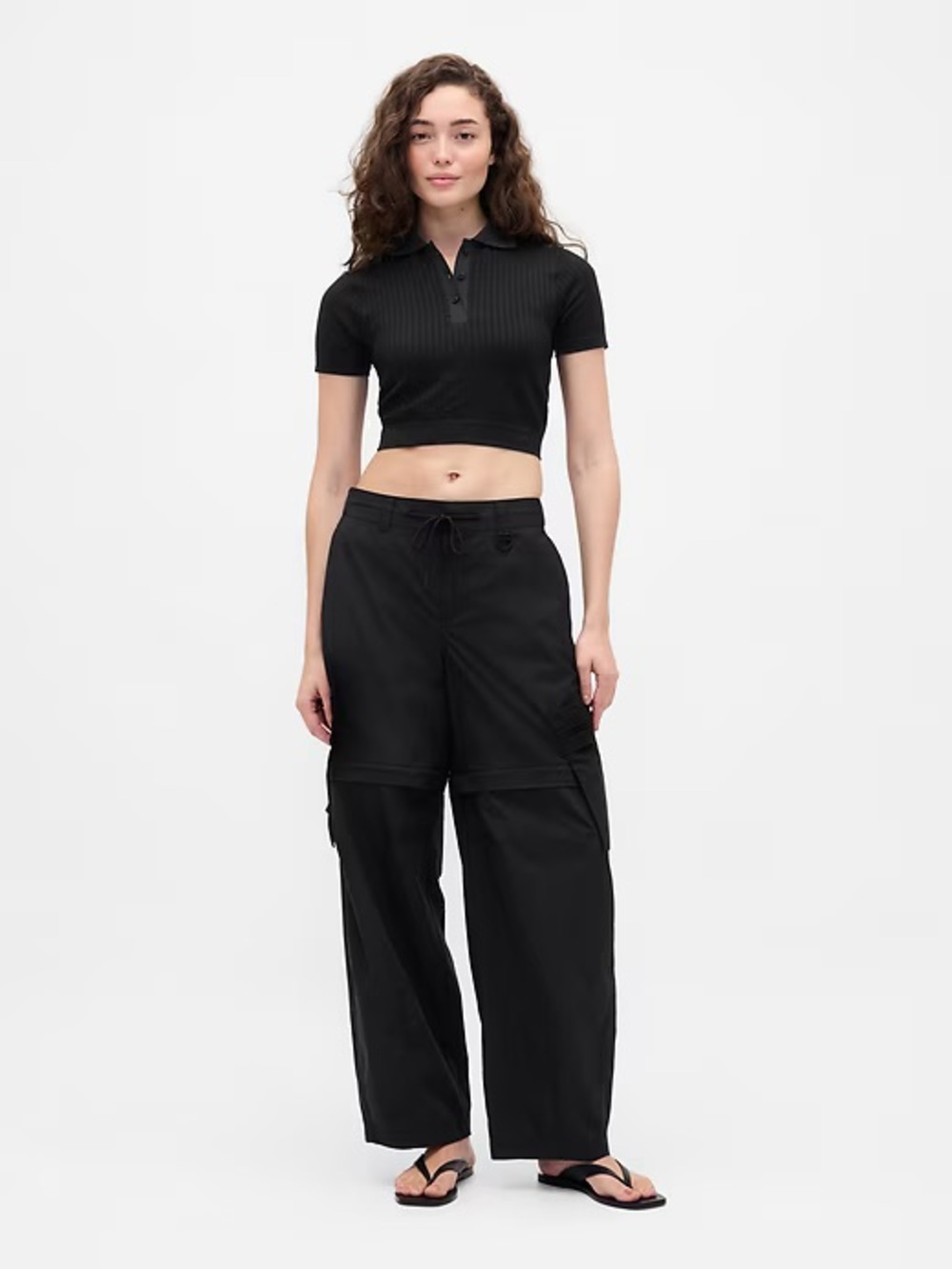 NWT! Gap × BÉIS Convertible Cargo Barrel Pants - Size 14 🩷